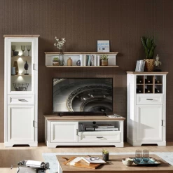 Wijnkast Samine 66cm Voor 6 Flessen 1 Deur & 1 Lade - Wit/eik -Songmics Winkel Ontwerp zonder titel 2022 08 29T083719.008 9aa6