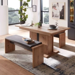 Eetkamerbank Lorna 130cm - Eik/antraciet -Songmics Winkel Ontwerp zonder titel 2022 08 29T110228.581 caea