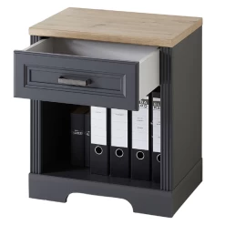Bureaukastje Samine Met Opberglade - Grafiet/eik -Songmics Winkel Ontwerp zonder titel 2022 09 19T165846.429 f242
