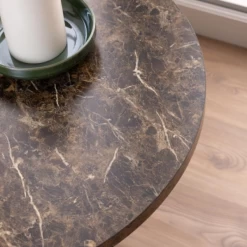 Salontafel Amble ø77 Cm - Bruin Marmer -Songmics Winkel Ontwerp zonder titel 2022 10 21T090737.334 f163