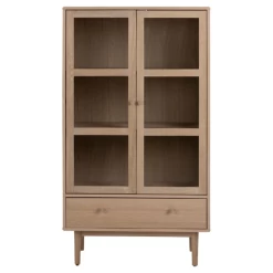 Vitrinekast Aston 145 Cm 2 Deuren & 1 Lade - Witte Eik 22 Vitrinekast Aston 145 Cm 2 Deuren & 1 Lade - Witte Eik -Songmics Winkel Ontwerp zonder titel 2022 10 21T094414.133 5d95