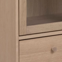 Vitrinekast Aston 145 Cm 2 Deuren & 1 Lade - Witte Eik 19 Vitrinekast Aston 145 Cm 2 Deuren & 1 Lade - Witte Eik -Songmics Winkel Ontwerp zonder titel 2022 10 21T094649.574 034a