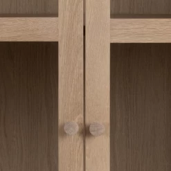 Vitrinekast Aston 145 Cm 2 Deuren & 1 Lade - Witte Eik 17 Vitrinekast Aston 145 Cm 2 Deuren & 1 Lade - Witte Eik -Songmics Winkel Ontwerp zonder titel 2022 10 21T094829.450 6b68