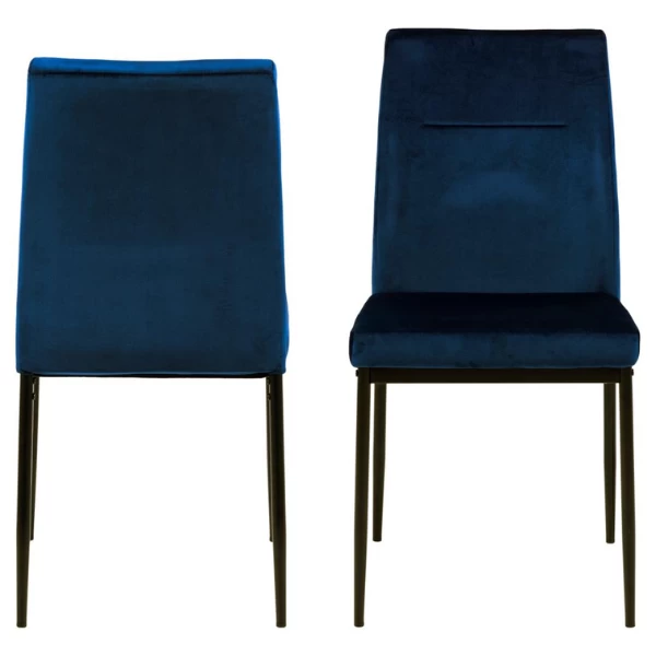 Eetkamerstoel Demi - Donkerblauw 11 Eetkamerstoel Demi - Donkerblauw - Afbeelding 9