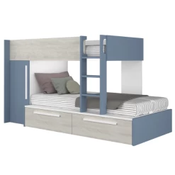 Stapelbed Fleur Met Kast & Lades - Blauw -Songmics Winkel Ontwerp zonder titel 2022 10 24T135010.283 a52a