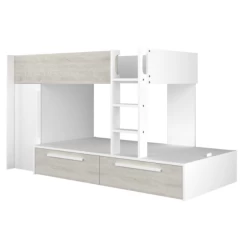 Stapelbed Fleur Met Kast & Lades - Wit 22 Stapelbed Fleur Met Kast & Lades - Wit -Songmics Winkel Ontwerp zonder titel 2022 10 24T135448.953 2948