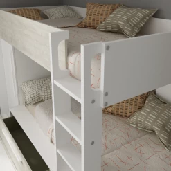 Stapelbed Fleur Met Kast & Lades - Wit 16 Stapelbed Fleur Met Kast & Lades - Wit -Songmics Winkel Ontwerp zonder titel 2022 10 24T135656.490 71b5