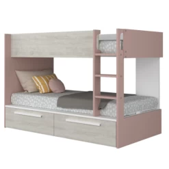 Stapelbed Fleur Met Bedlades - Oudroze -Songmics Winkel Ontwerp zonder titel 2022 10 24T140735.681 f455