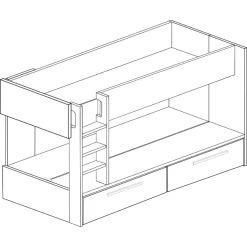 Stapelbed Fleur Met Bedlades - Grijs -Songmics Winkel Ontwerp zonder titel 2022 10 24T141019.275 1 972a