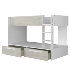 Stapelbed Fleur Met Bedlades - Wit -Songmics Winkel Ontwerp zonder titel 2022 10 24T142615.760 458a