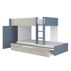 Stapelbed Fleur Met Kast & Bedlade - Blauw -Songmics Winkel Ontwerp zonder titel 2022 10 24T145154.212 ee2e