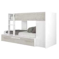 Stapelbed Fleur Met Kast & Bedlade - Wit -Songmics Winkel Ontwerp zonder titel 2022 10 24T150952.991 7644