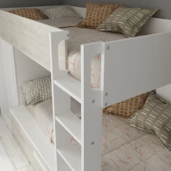 Stapelbed Fleur Met Kast & Bedlade - Wit -Songmics Winkel Ontwerp zonder titel 2022 10 24T151044.605 23ac