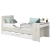 Bed Shipley 90x200 Met Bureau En Bedlade - Grenen/ Wit