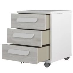 Nachtkastje Bo0 Met Wieltjes, 3 Lades En Langwerpige Handgreep - Wit/grenen 12 Nachtkastje Bo0 Met Wieltjes, 3 Lades En Langwerpige Handgreep - Wit/grenen -Songmics Winkel Ontwerp zonder titel 2022 10 24T161929.325 9179