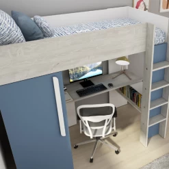 Hoogslaper Bo9 90x200 Cm Met Bureau & Kast - Blauw -Songmics Winkel Ontwerp zonder titel 2022 10 25T082338.075 a4f4