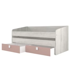 Bed Bo12 Met Onderschuifbed En 2 Lades - Oudroze -Songmics Winkel Ontwerp zonder titel 2022 10 25T093901.172 9824