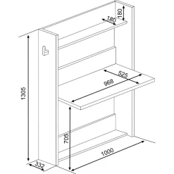 Kast Met Bureaublad Bo0 - Grenen/ Oudroze -Songmics Winkel Ontwerp zonder titel 2022 10 25T095248.723 e6d6