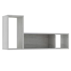 Wandrek Bo0 98x24 Cm Met 3 Vakken - Grenen