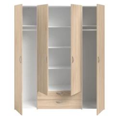 Opbergkast Salvador 4 Deuren & 2 Laden - Sonoma Eik -Songmics Winkel Ontwerp zonder titel 2022 10 27T095212.926 6333