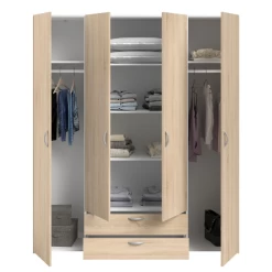 Opbergkast Salvador 4 Deuren & 2 Laden - Sonoma Eik -Songmics Winkel Ontwerp zonder titel 2022 10 27T095317.211 497c