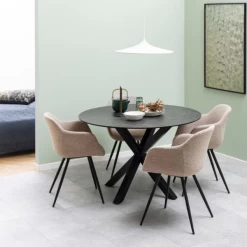 Eettafel Heaven Ø119 - Keramiek/ Zwart -Songmics Winkel Ontwerp zonder titel 2022 11 02T090633.820 70a4