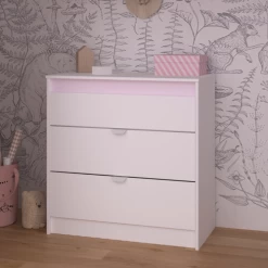 Commode Rue 78 Cm Met 3 Lades - Wit/grijs Of Wit/roze -Songmics Winkel Ontwerp zonder titel 2022 11 04T084515.649 69f4