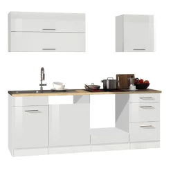 Kitchenette Ragnar 220cm Met Ruimte Voor Oven En Vaatwas - Hoogglans Wit -Songmics Winkel Ontwerp zonder titel 2022 11 08T112205.480 495a