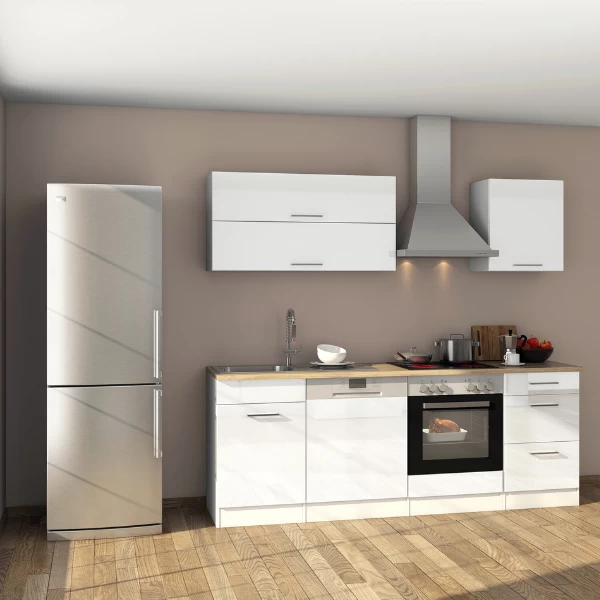 Keukenonderkast Ragnar 50cm Met 3 Lades - Wit/eik 4 Keukenonderkast Ragnar 50cm Met 3 Lades - Wit/eik - Afbeelding 2