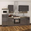 Kitchenette Ragnar 270cm Met Ruimte Voor Magnetron, Koelkast En Oven - Hoogglans Antraciet 1 Kitchenette Ragnar 270cm Met Ruimte Voor Magnetron, Koelkast En Oven - Hoogglans Antraciet -Songmics Winkel Ontwerp zonder titel 2022 11 08T115713.601 d997