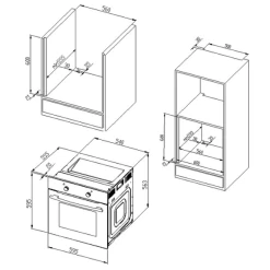Kitchenette Ragnar 290cm Met Oven En Koelkast - Hoogglans Antraciet -Songmics Winkel Ontwerp zonder titel 2022 11 15T113655.913 4598