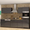 Kitchenette Ragnar 300cm Met Ruimte Voor Vaatwas, Koelkast En Oven - Hoogglans Antraciet -Songmics Winkel Ontwerp zonder titel 2022 11 24T140837.817 fd2d