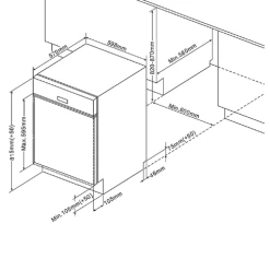 Kitchenette Ragnar 370cm Met Ruimte Voor Oven, Microgolf, Vaatwas En Koelkast - Hoogglans Wit -Songmics Winkel Ontwerp zonder titel 2022 11 29T161853.756 df77