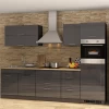 Kitchenette Ragnar 290cm Met Oven - Hoogglans Antraciet -Songmics Winkel Ontwerp zonder titel 2022 12 02T101918.533 70ee