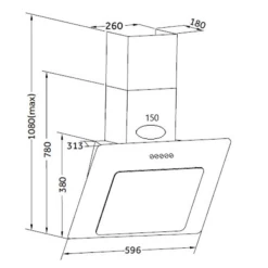 Kitchenette Ragnar 300cm Met Vaatwas, Oven En Koelkast - Hoogglans Wit -Songmics Winkel Ontwerp zonder titel 2022 12 02T141745.999 aca4