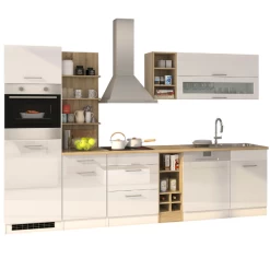 Kitchenette Ragnar 310cm Met Vaatwas, Oven En Koelkast - Hoogglans Wit -Songmics Winkel Ontwerp zonder titel 2022 12 05T160601.451 491a
