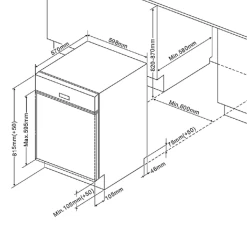 Kitchenette Ragnar 330cm Met Koelkast, Oven En Vaatwas - Hoogglans Wit -Songmics Winkel Ontwerp zonder titel 2022 12 09T144959.197 08b6