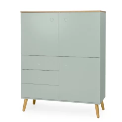 Buffetkast Dot Met 3 Deuren En 3 Lades - Eik/saliegroen -Songmics Winkel Ontwerp zonder titel 2022 12 12T144226.593 56ad