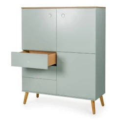 Buffetkast Dot Met 3 Deuren En 3 Lades - Eik/saliegroen -Songmics Winkel Ontwerp zonder titel 2022 12 12T144248.578 f3b4