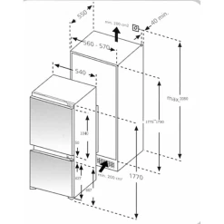 Kitchenette Ragnar 350cm Met Koelkast-diepvries En Oven - Hoogglans Antraciet -Songmics Winkel Ontwerp zonder titel 2022 12 13T164632.078 fe3f