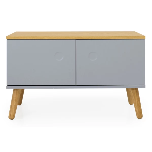 Bank Dot Met Opbergruimte - Eik/grijs 9 Bank Dot Met Opbergruimte - Eik/grijs - Afbeelding 7