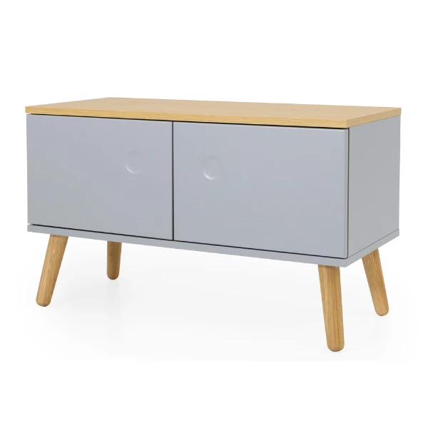 Bank Dot Met Opbergruimte - Eik/grijs 8 Bank Dot Met Opbergruimte - Eik/grijs - Afbeelding 6