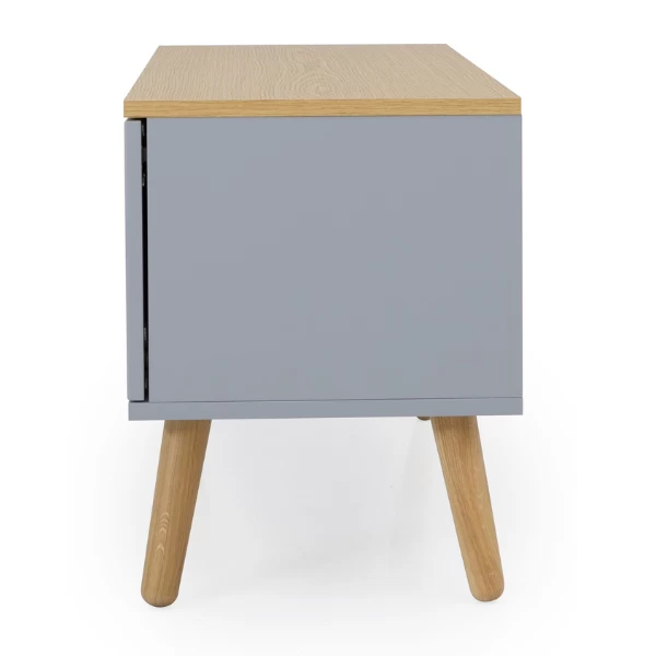 Bank Dot Met Opbergruimte - Eik/grijs 7 Bank Dot Met Opbergruimte - Eik/grijs - Afbeelding 5