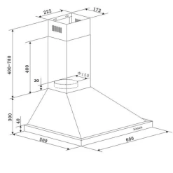Kitchenette Ragnar 360cm Met Koelkast-diepvries, Oven En Vaatwas - Hoogglans Antraciet -Songmics Winkel Ontwerp zonder titel 2022 12 15T101722.623 af06