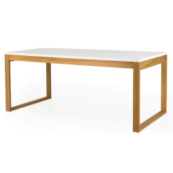 Eettafel Birka 180x90 Cm - Eik/wit -Songmics Winkel Ontwerp zonder titel 2022 12 19T083022.347 b8a7