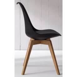 Eetkamerstoel Blair - Eik/zwart -Songmics Winkel Ontwerp zonder titel 2022 12 19T092719.704 0948