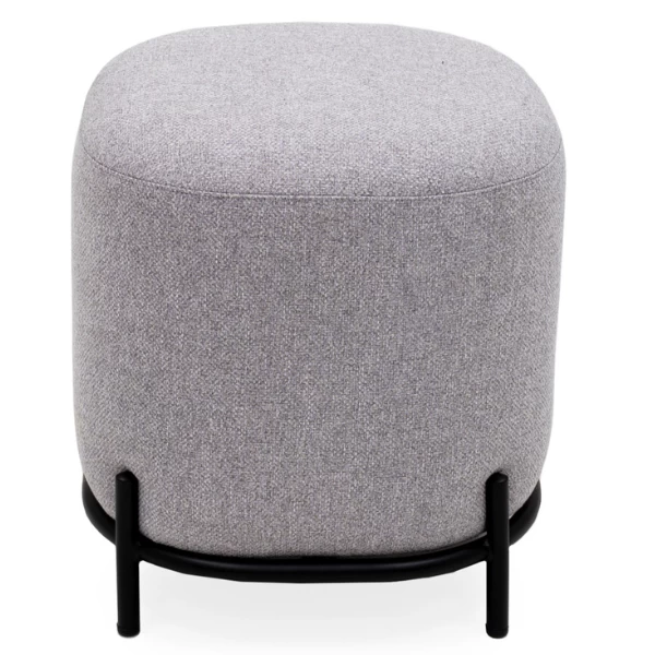 Poef Larry - Grijs 9 Poef Larry - Grijs - Afbeelding 7