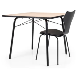 Eettafel Flow 90x90 Cm - Eik/zwart -Songmics Winkel Ontwerp zonder titel 2022 12 27T113503.496 5e8f