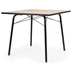 Eettafel Flow 90x90 Cm - Eik/zwart -Songmics Winkel Ontwerp zonder titel 2022 12 27T113610.162 b0d5