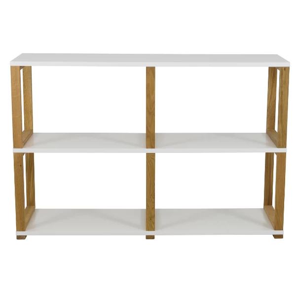 Rek Arte 4 Vakken - Eik/wit 3 Rek Arte 4 Vakken - Eik/wit